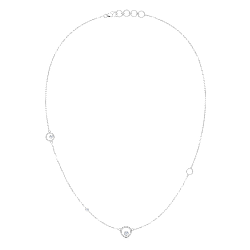Encircle Fine Line Diamond Necklace