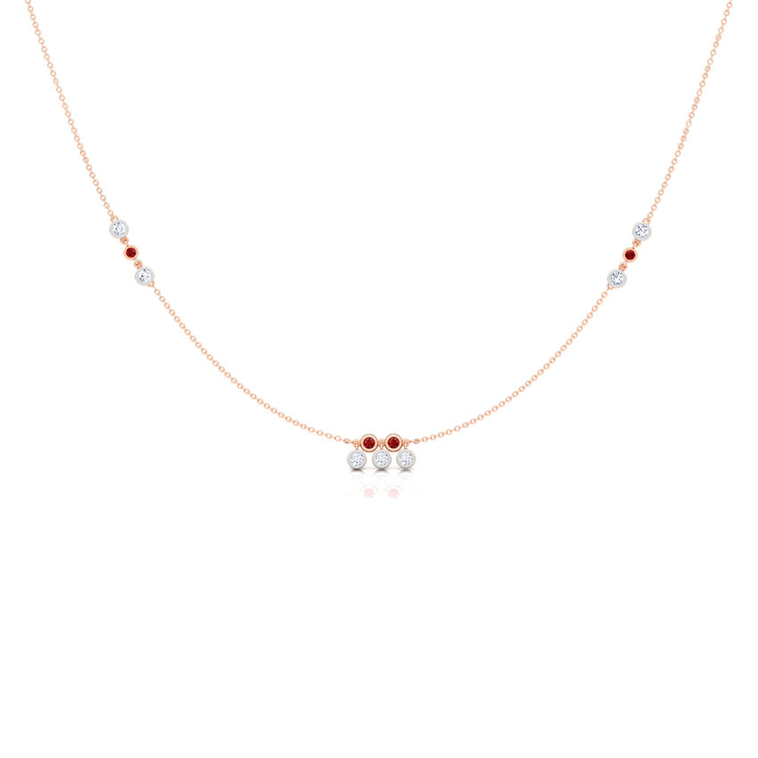Dewdrops Fine Line Necklace