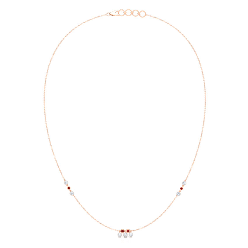 Dewdrops Fine Line Gemstone Necklace Dewdrops Fine Line Gemstone Necklace