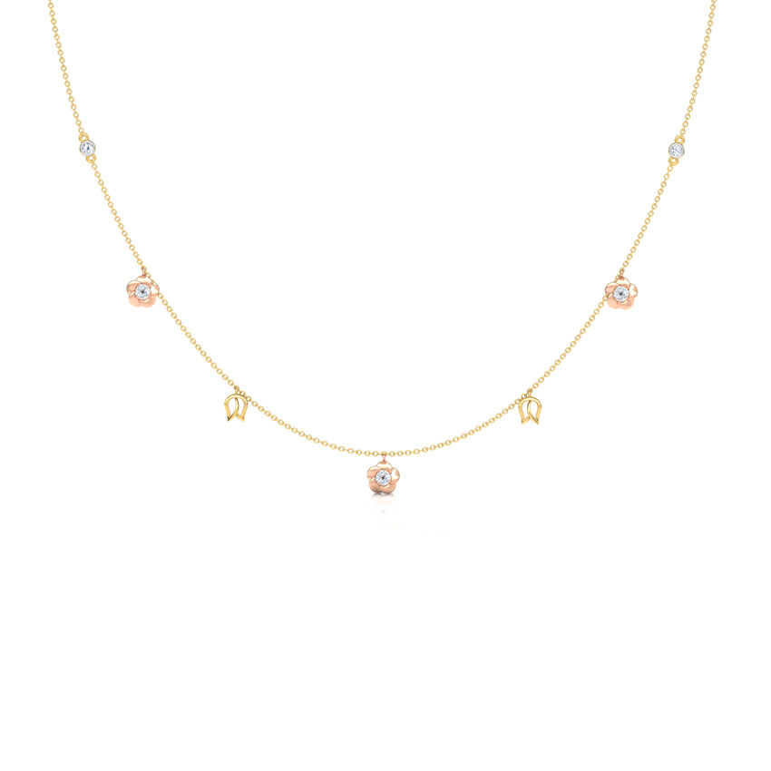Bloom Fine Line Diamond Necklace Bloom Fine Line Diamond Necklace