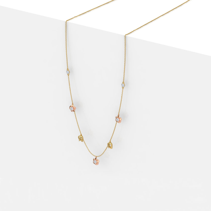 Bloom Fine Line Diamond Necklace Bloom Fine Line Diamond Necklace