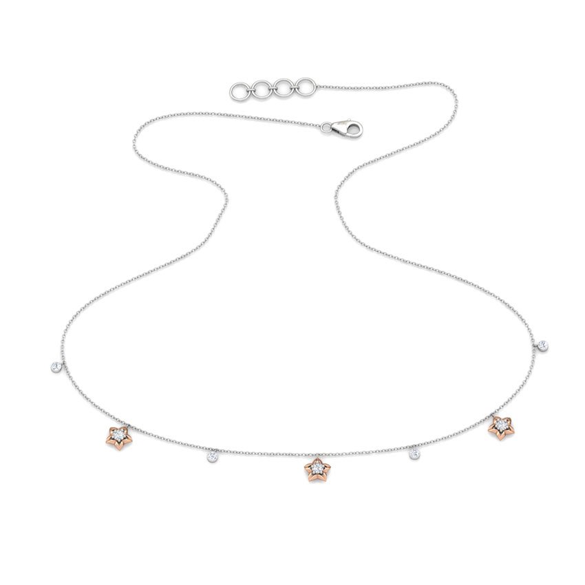 Sky Fine Line Diamond Necklace