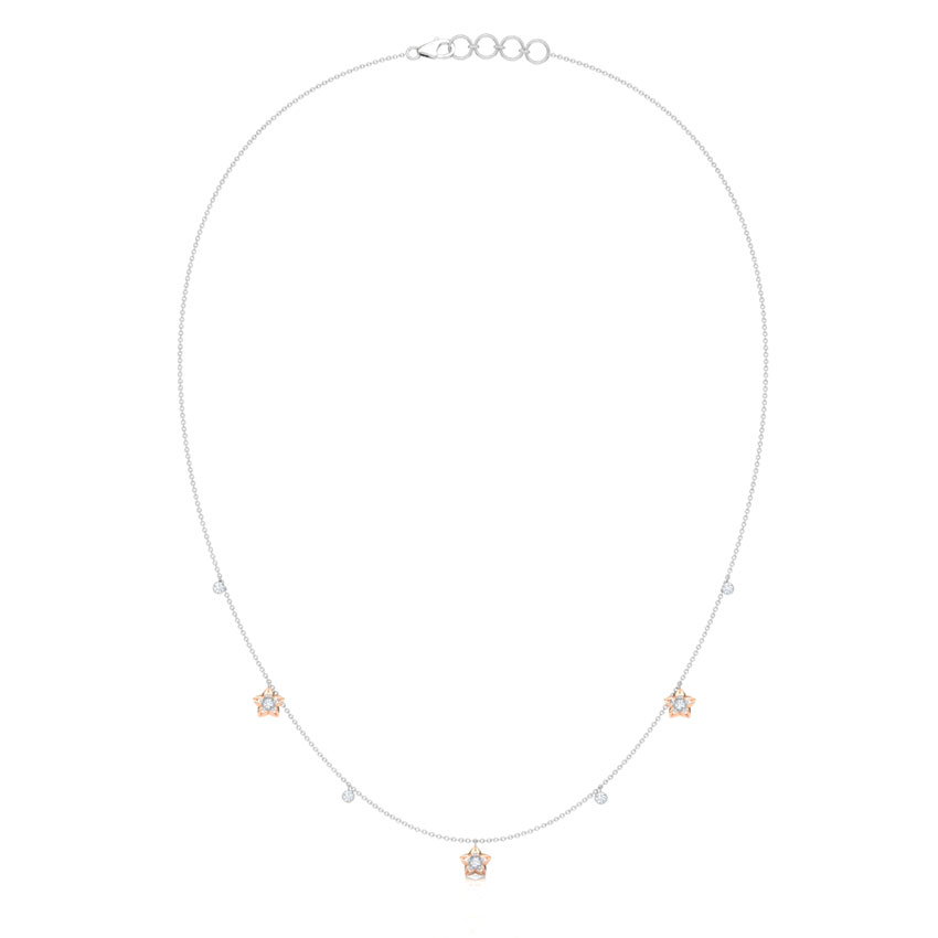 Sky Fine Line Diamond Necklace