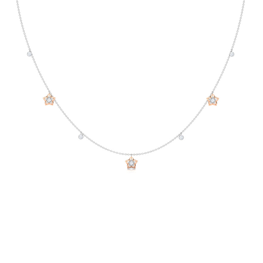 Sky Fine Line Diamond Necklace
