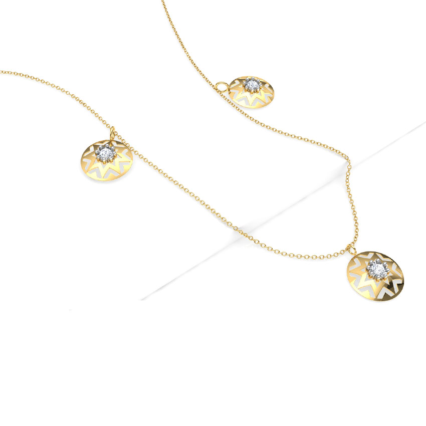 Aztec Fine Line Necklace