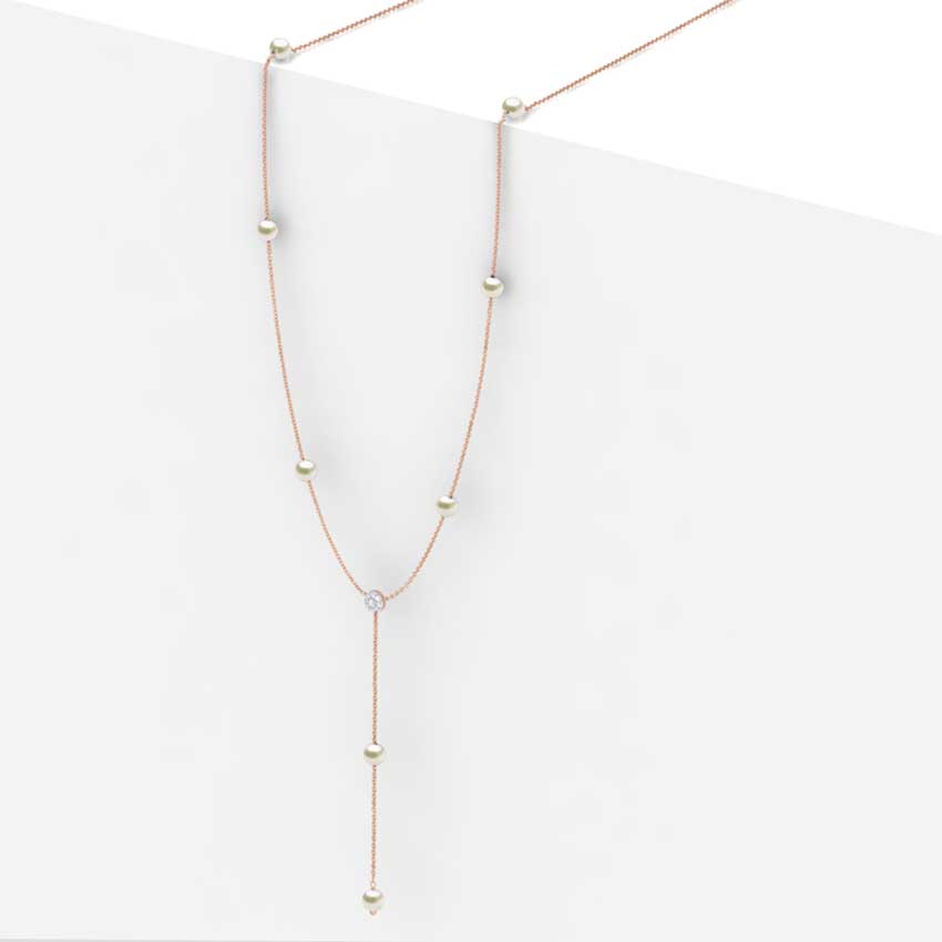 Lariat Pearl Necklace Lariat Pearl Necklace