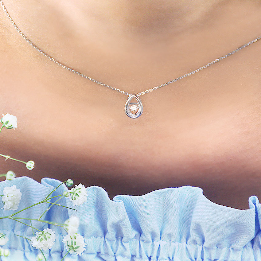 Isadora Heartbeat Diamond Necklace