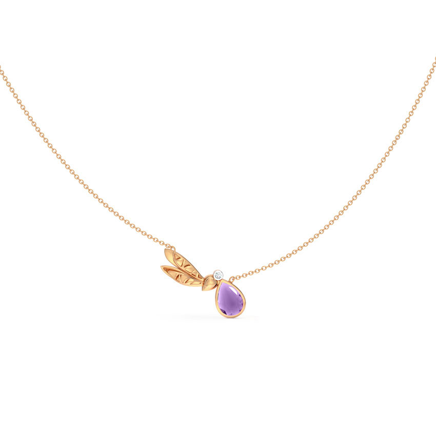 Glide Dragonfly Gemstone Necklace