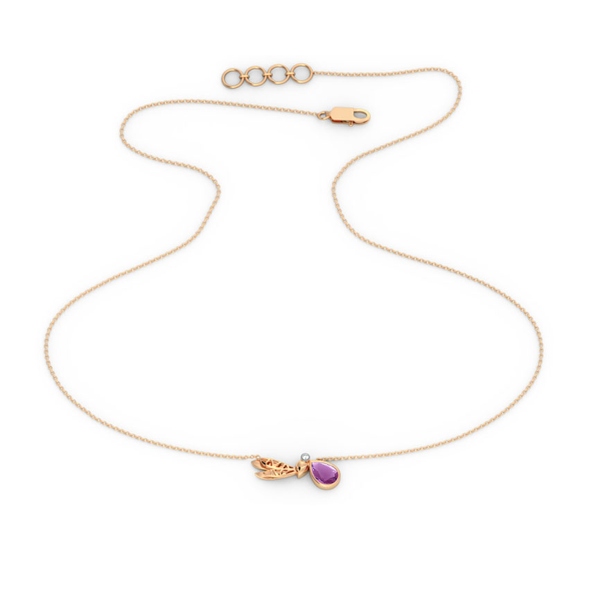 Glide Dragonfly Gemstone Necklace