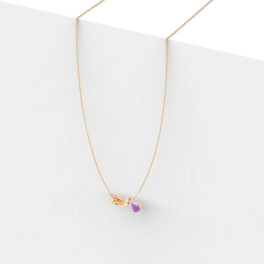 Glide Dragonfly Gemstone Necklace