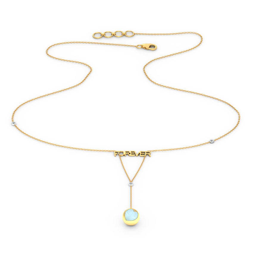 Topaz Orb Forever Gemstone Necklace Topaz Orb Forever Gemstone Necklace