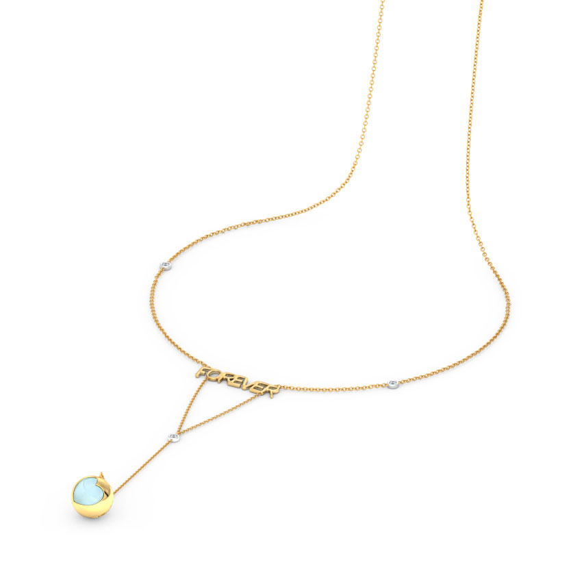 Topaz Orb Forever Gemstone Necklace Topaz Orb Forever Gemstone Necklace