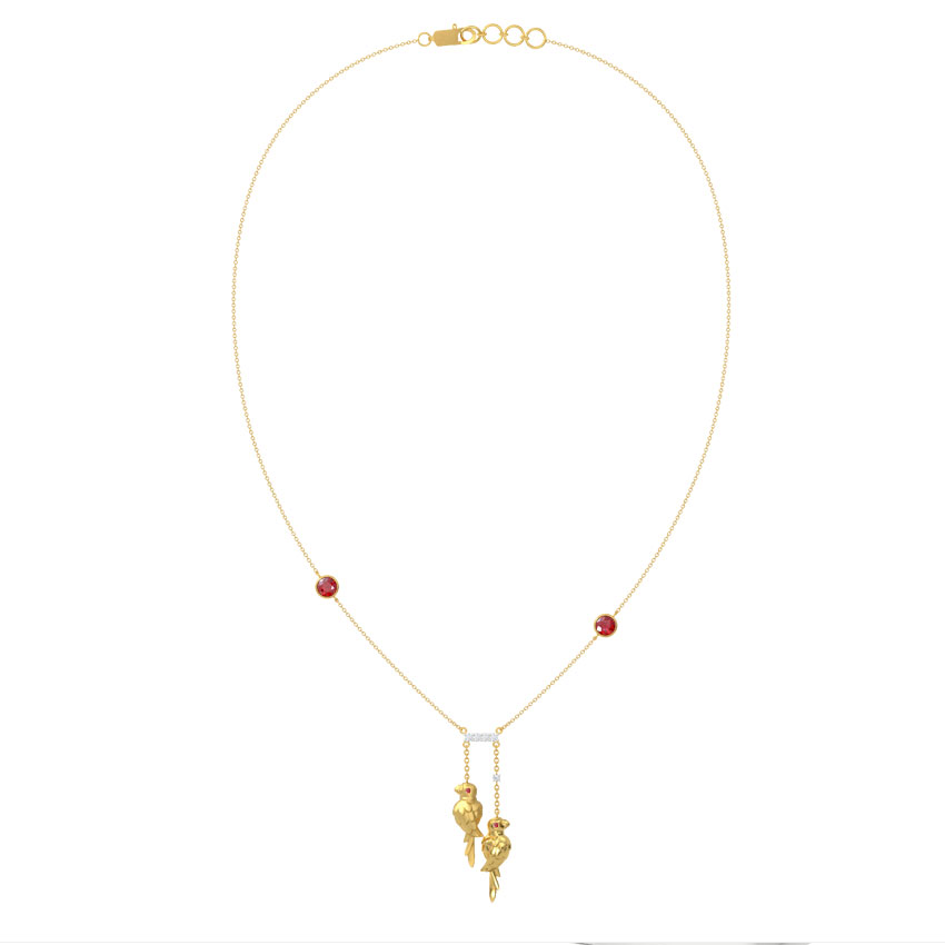 Elegant Parrot Gemstone Necklace Elegant Parrot Gemstone Necklace