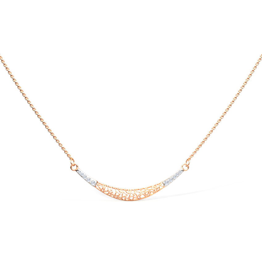 Curvilinear Lattice Chain Necklace