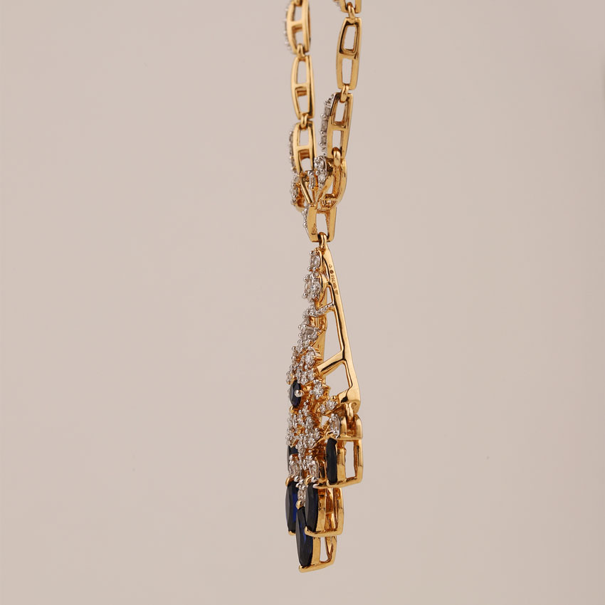 Shanaya Azure Gemstone Necklace