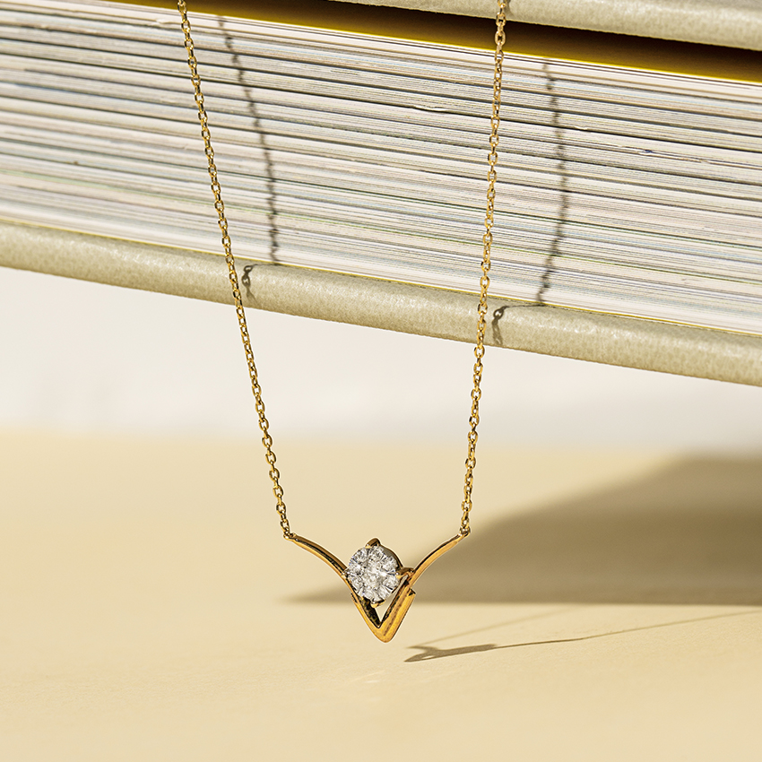 Nina Cluster Diamond Necklace