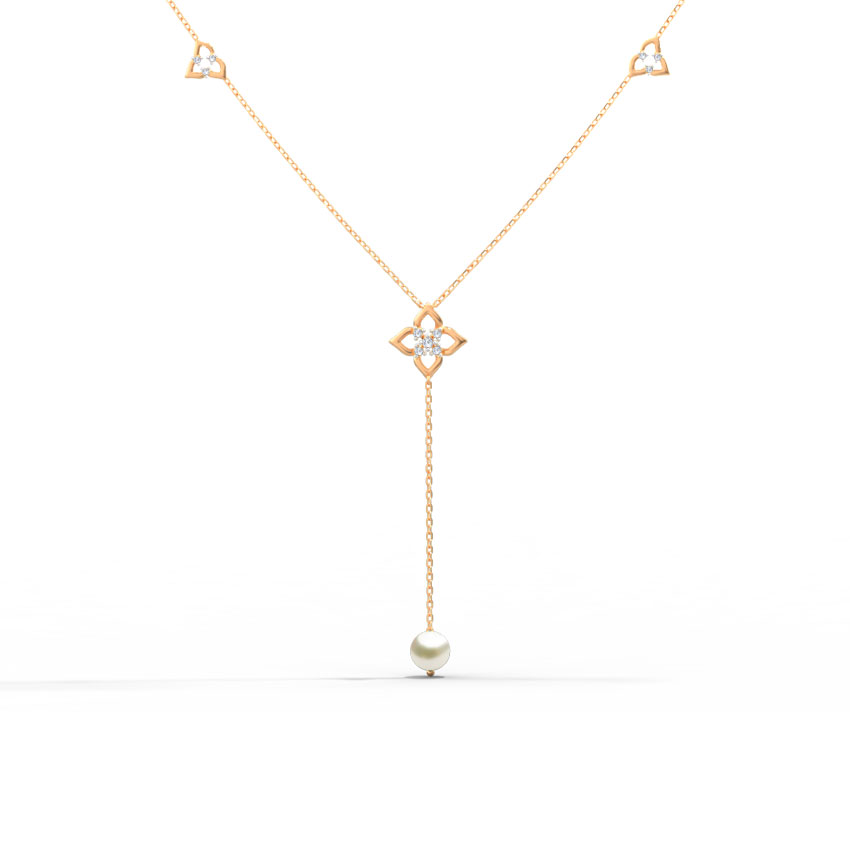 Clara Lariat Pearl Necklace