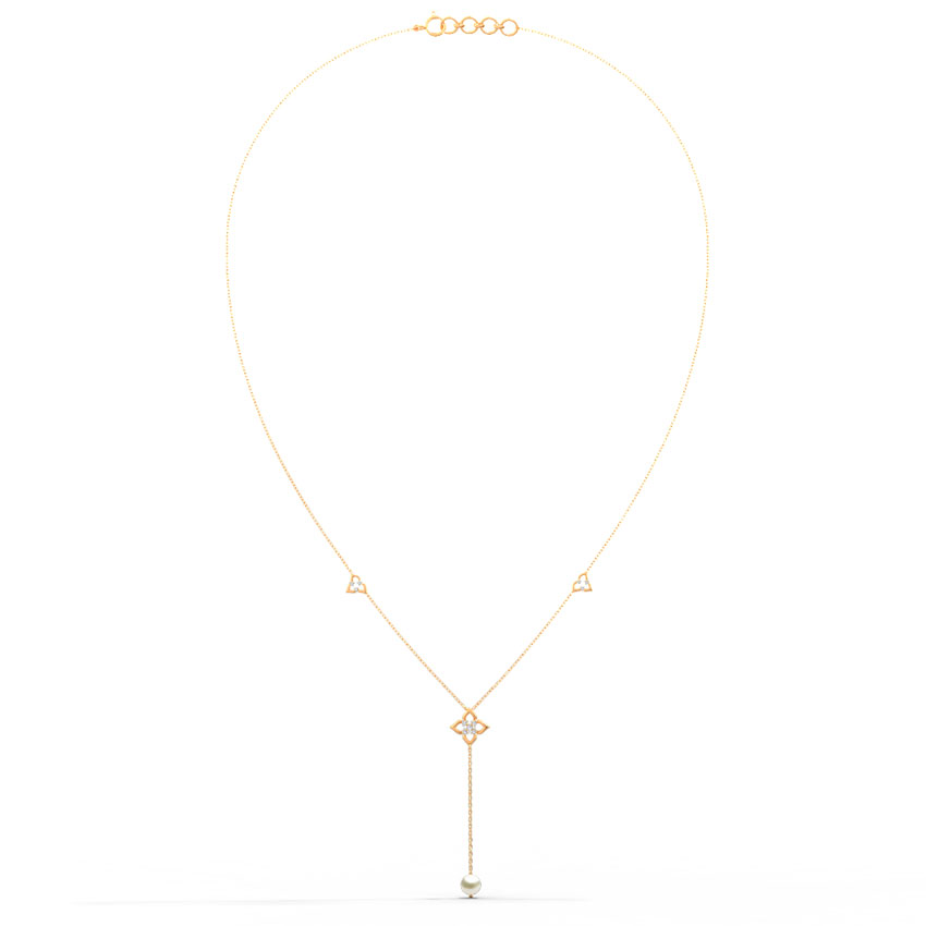 Clara Lariat Pearl Necklace