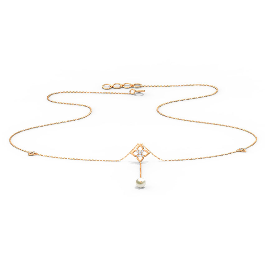 Clara Lariat Pearl Necklace