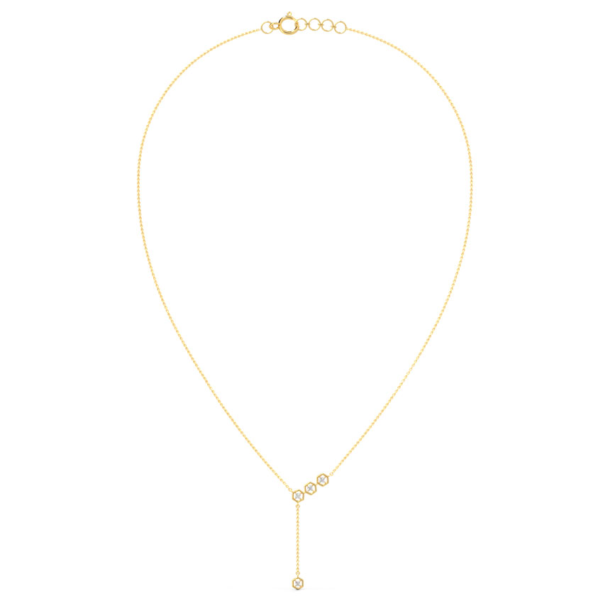 Norina Geometric Diamond Necklace