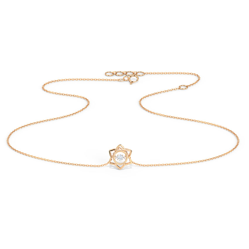 Lily Heartbeat Diamond Necklace