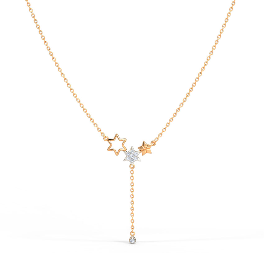 Falling Stars Diamond Necklace