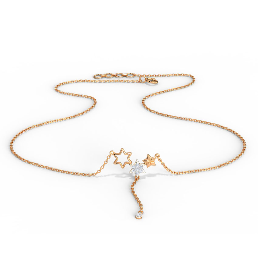 Falling Stars Diamond Necklace