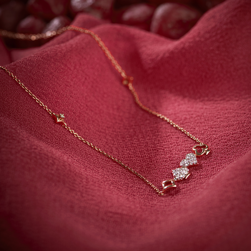 Heart & Spade Diamond Necklace Heart & Spade Diamond Necklace