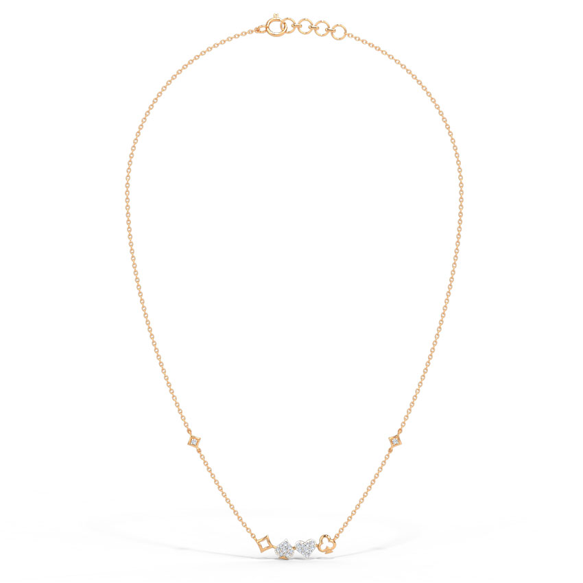 Heart & Spade Diamond Necklace Heart & Spade Diamond Necklace