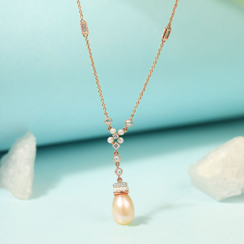Pearl of Strength Diamond Necklace