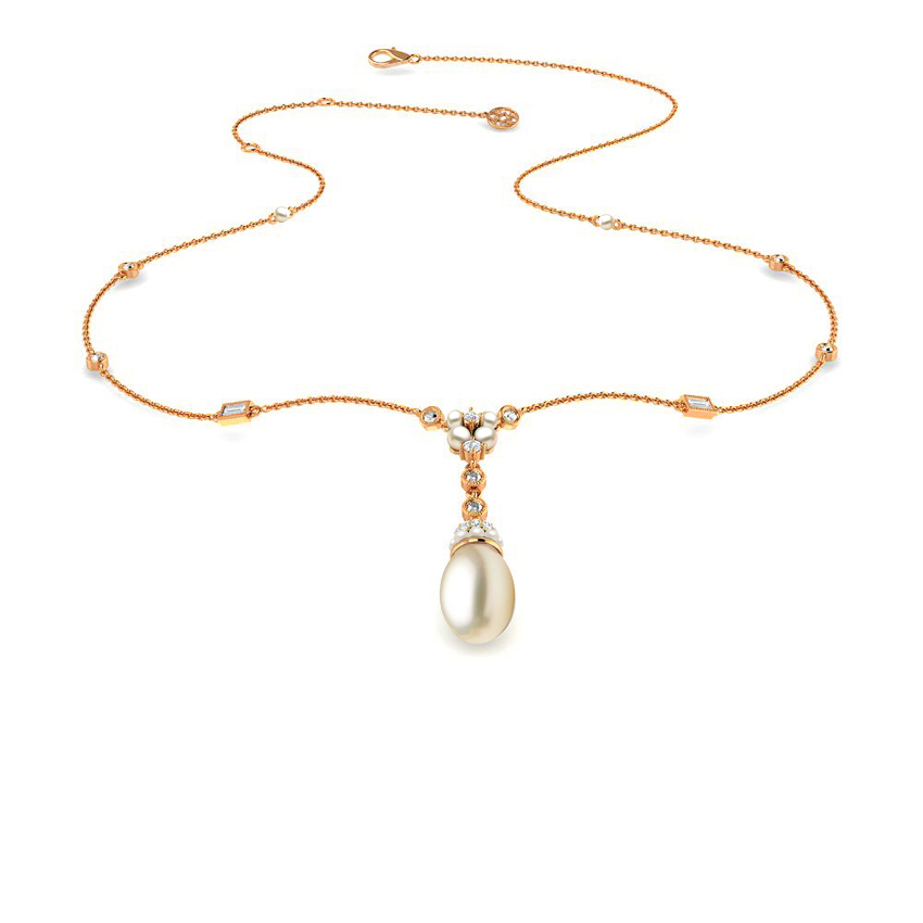Pearl of Strength Diamond Necklace