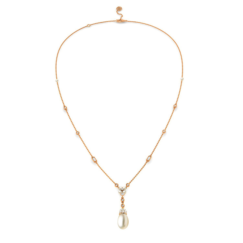 Pearl of Strength Diamond Necklace