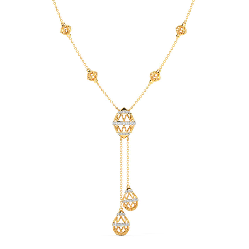 Lattice Lariat Diamond Necklace Lattice Lariat Diamond Necklace