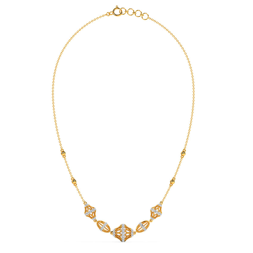Lisa Lattice Diamond Necklace