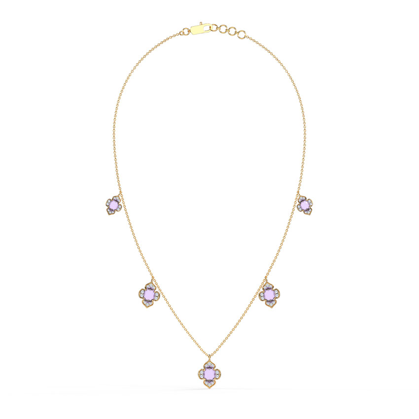 Majestic Bloom Gemstone Necklace Majestic Bloom Gemstone Necklace