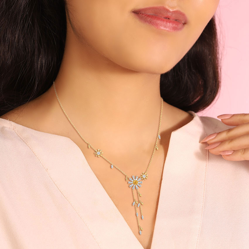 Dreamy Daisy Gemstone Necklace