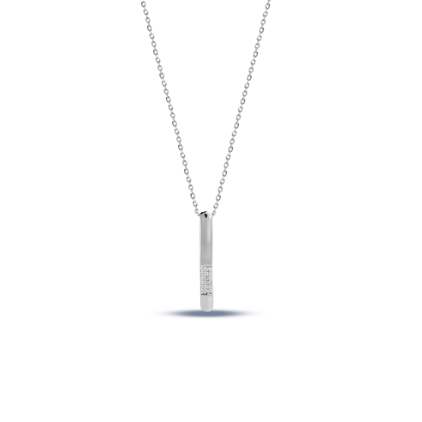 Sleek Diamond Necklace