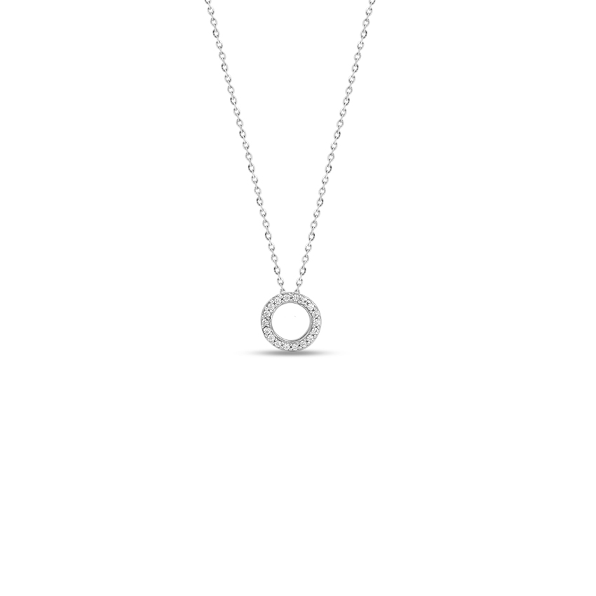 Diamond Necklaces 14 Karat White Gold Phebe Joyous Diamond Necklace