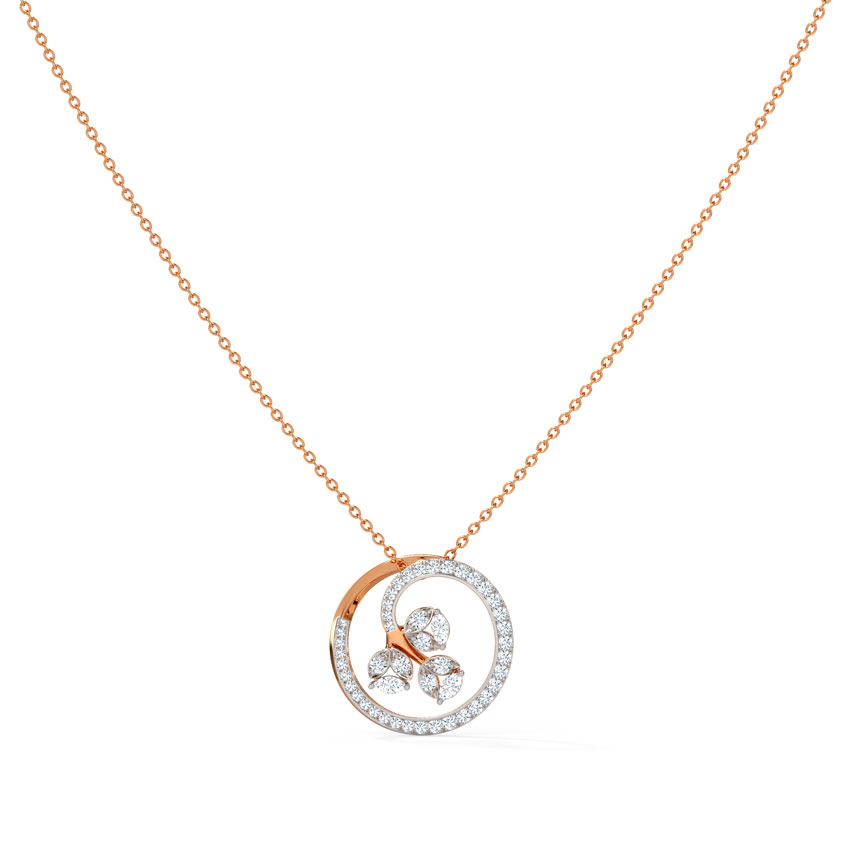 Diamond Necklaces 14 Karat Rose Gold Shay Diamond Pendant