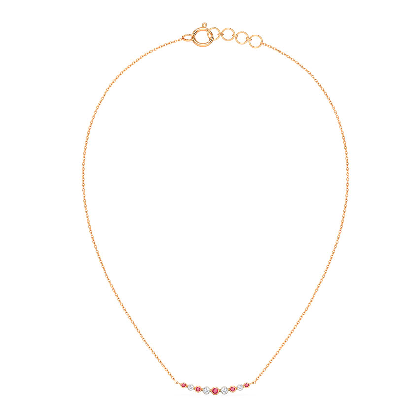 Bella Trendy Gemstone Necklace