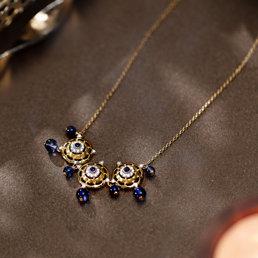Mihira Gemstone Necklace