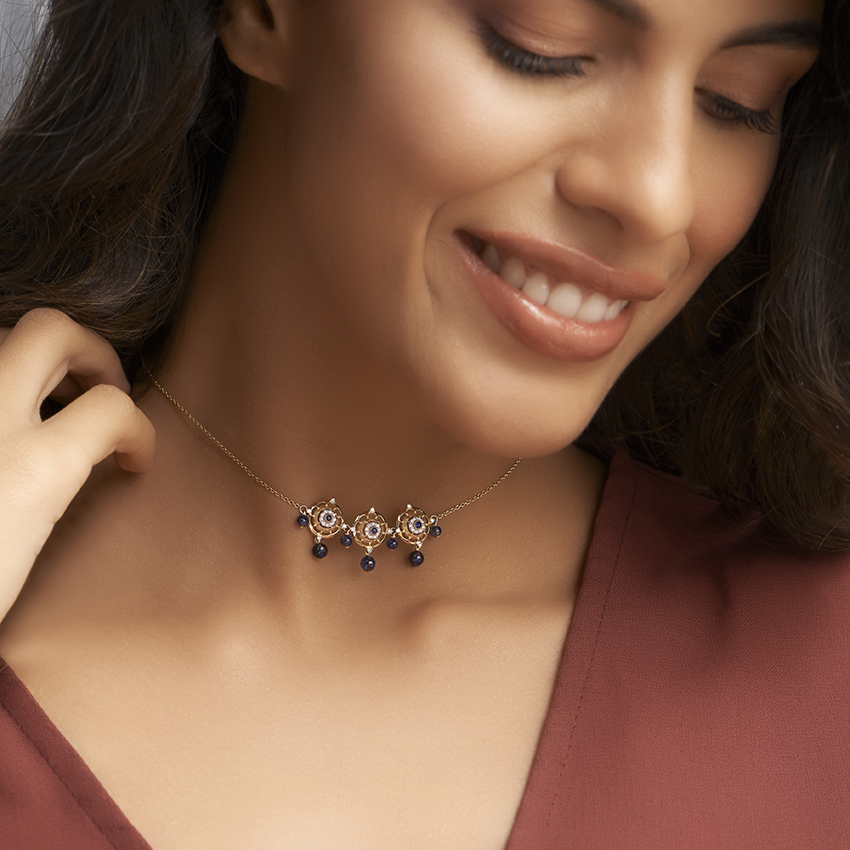 Mihira Gemstone Necklace