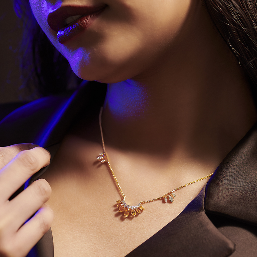 Aisha Layered Gemstone Necklace