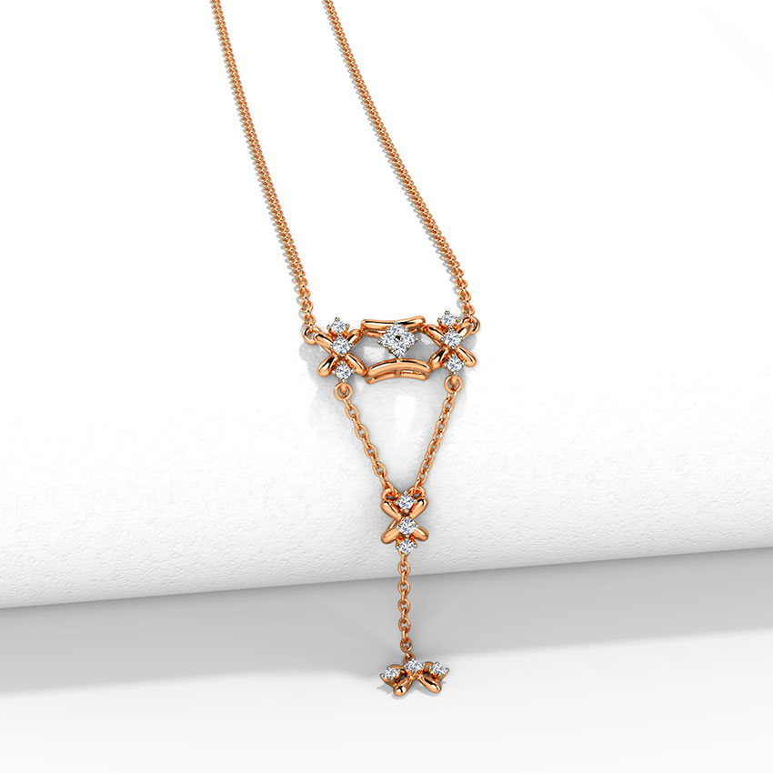 Lerina Flora Diamond Lariat Necklace Lerina Flora Diamond Lariat Necklace