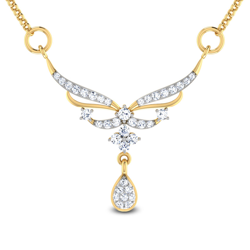 Diamond Tanmaniya 18 Karat Yellow Gold Satchita Diamond Tanmaniya