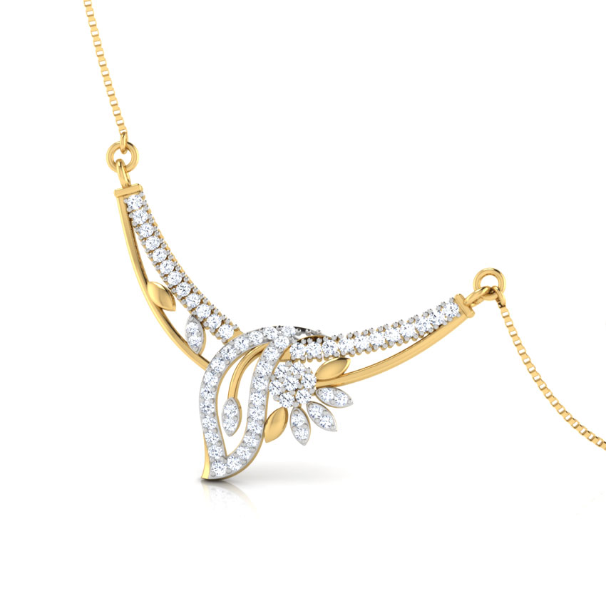 Diamond Tanmaniya 18 Karat Yellow Gold Ananya Diamond Tanmaniya