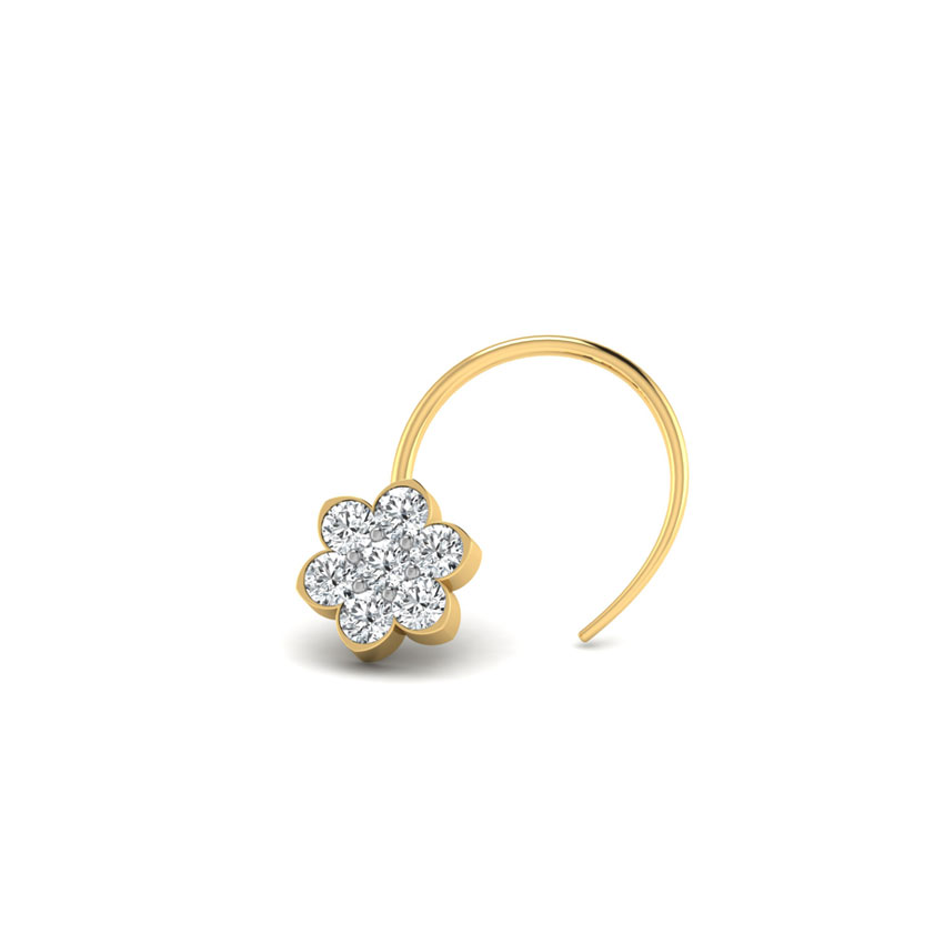 Budding Floral Nose Pin
