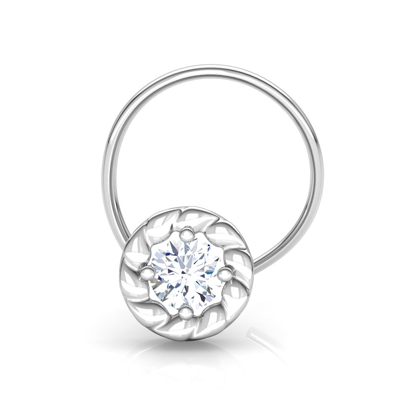 Full Moon Diamond Nose Pin