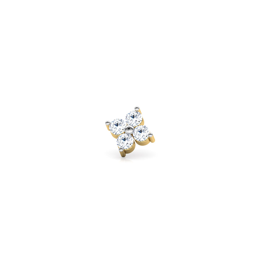 Flora Diamond Nose Pin
