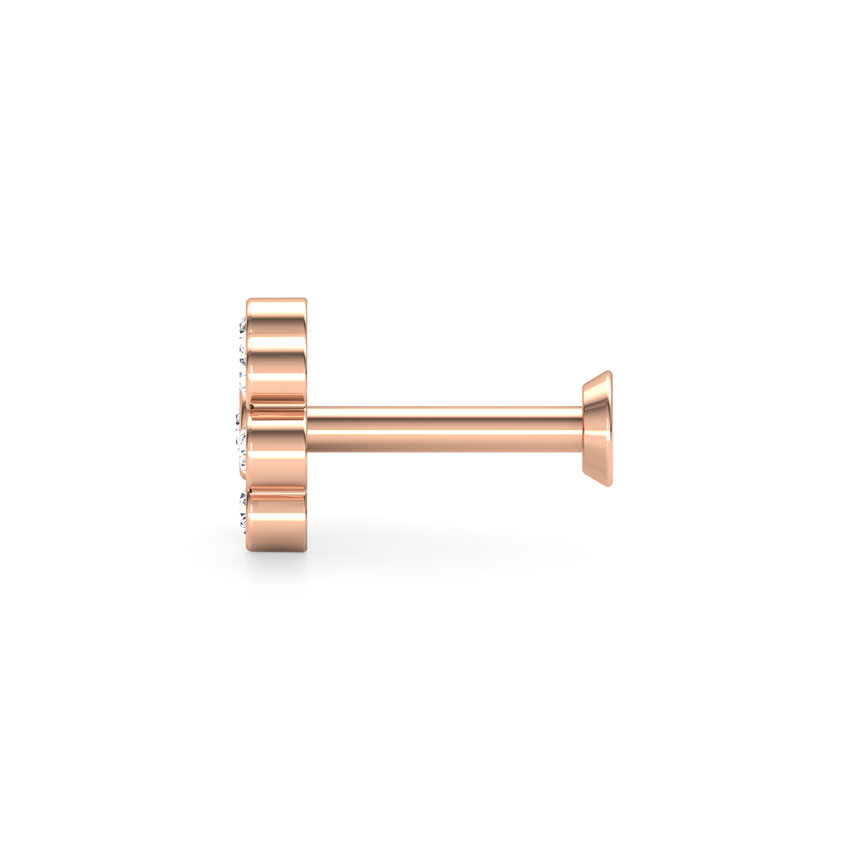 Bezel Cluster Nose Pin